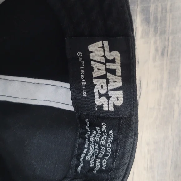 Star Wars Empire black baseball hat Imperial Galactic embroidered Emblem OSFM - Picture 6 of 7